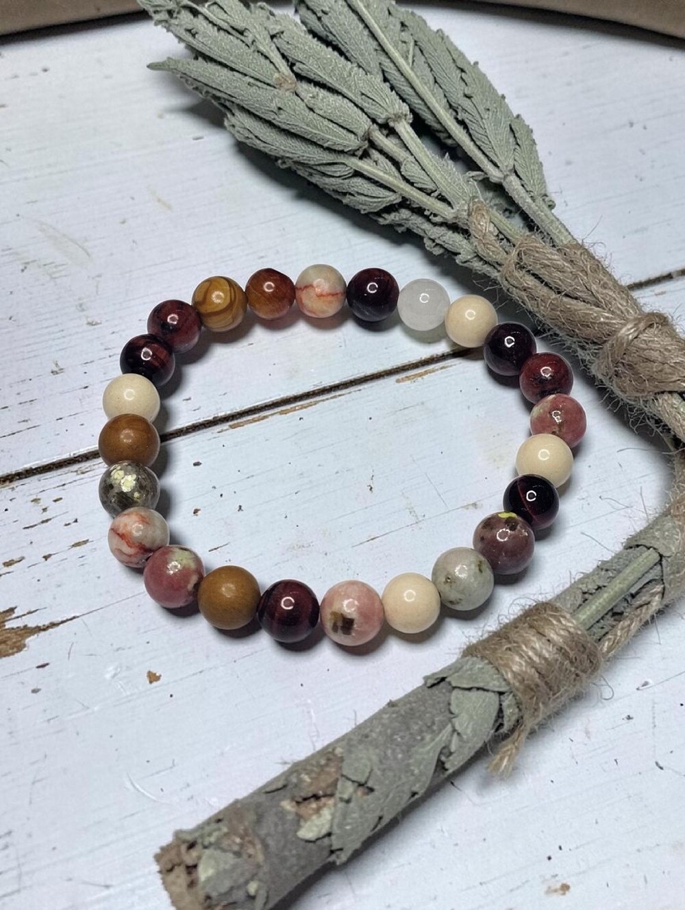 New Awakenings Multicolor Stone Bead Stretch Bracelet - Women Jewelry